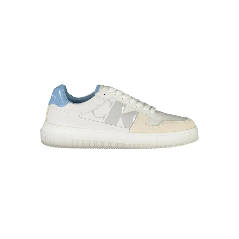 Calvin Klein Men's Eco-Conscious Sneakers with Contrasting Details