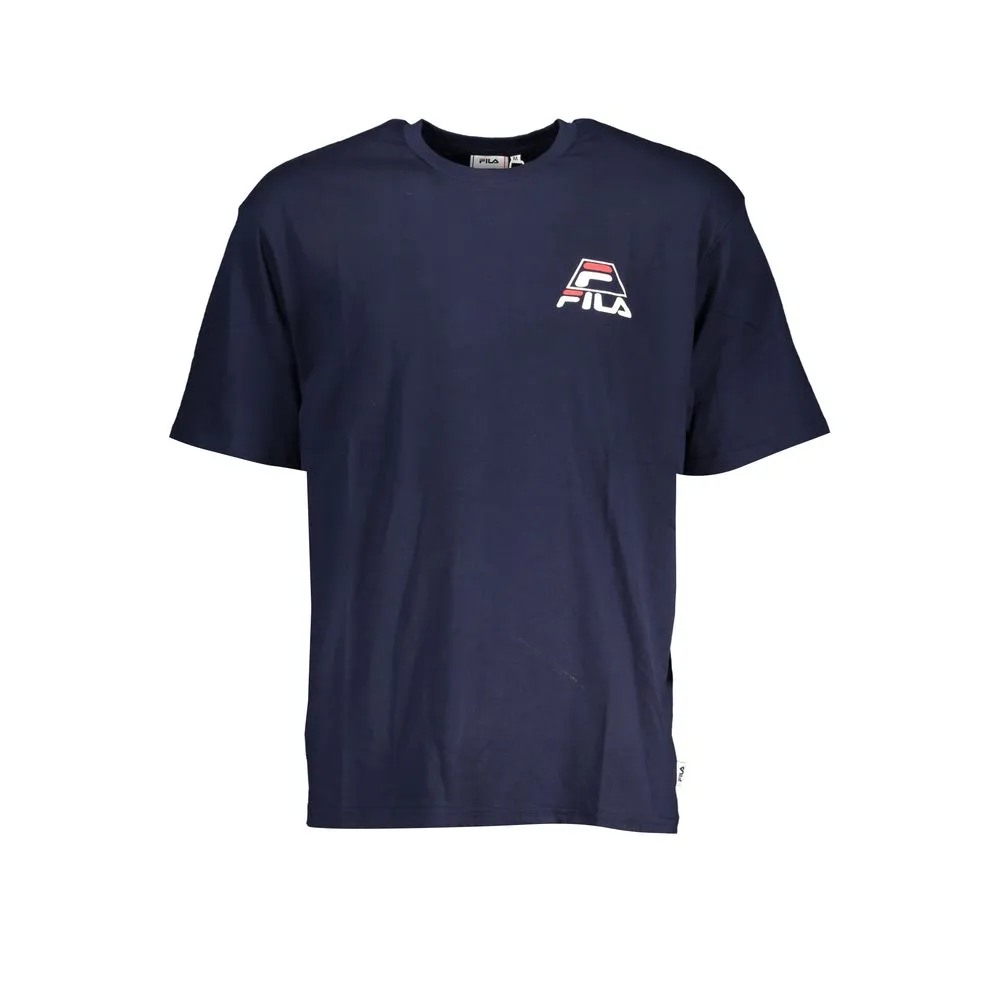 Fila Men's Blue Cotton T-Shirt