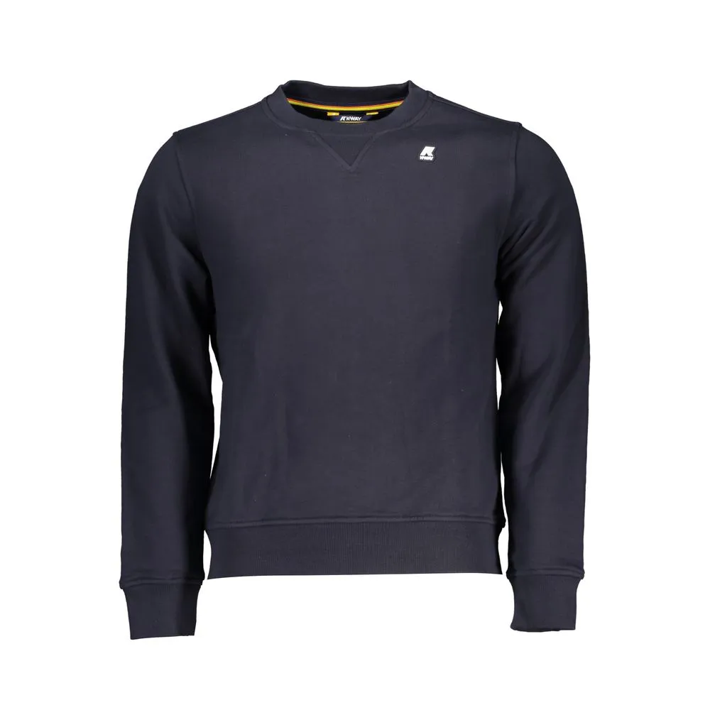 K-WAY Men's Blue Cotton Sweater
