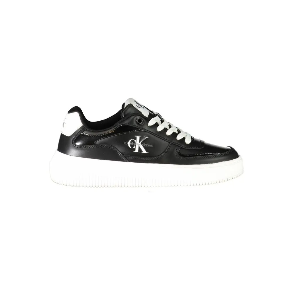 Calvin Klein Women's Black Polyester Sneaker