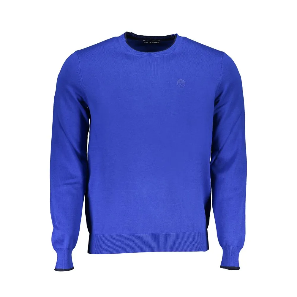 North Sails Men's Blue Cotton Sweater