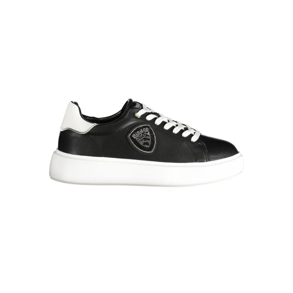 Blauer Women's Black Polyester Sneaker