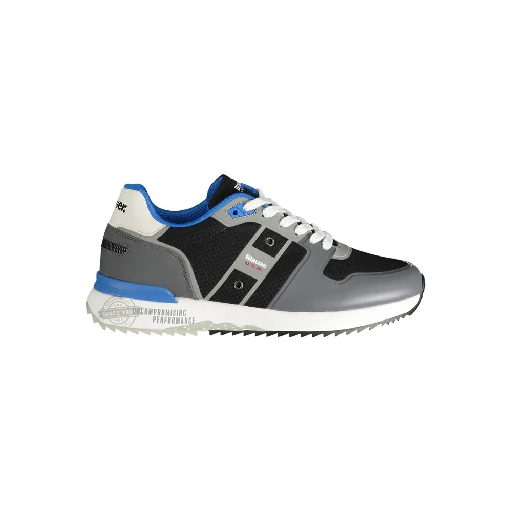 Blauer Men's Gray Polyester Sneaker