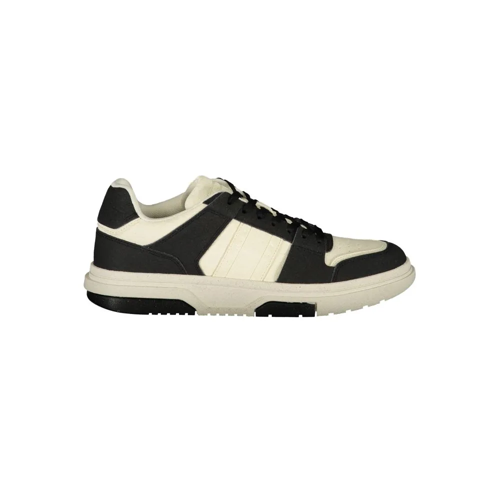 Tommy Hilfiger Men's Black Polyester Sneaker