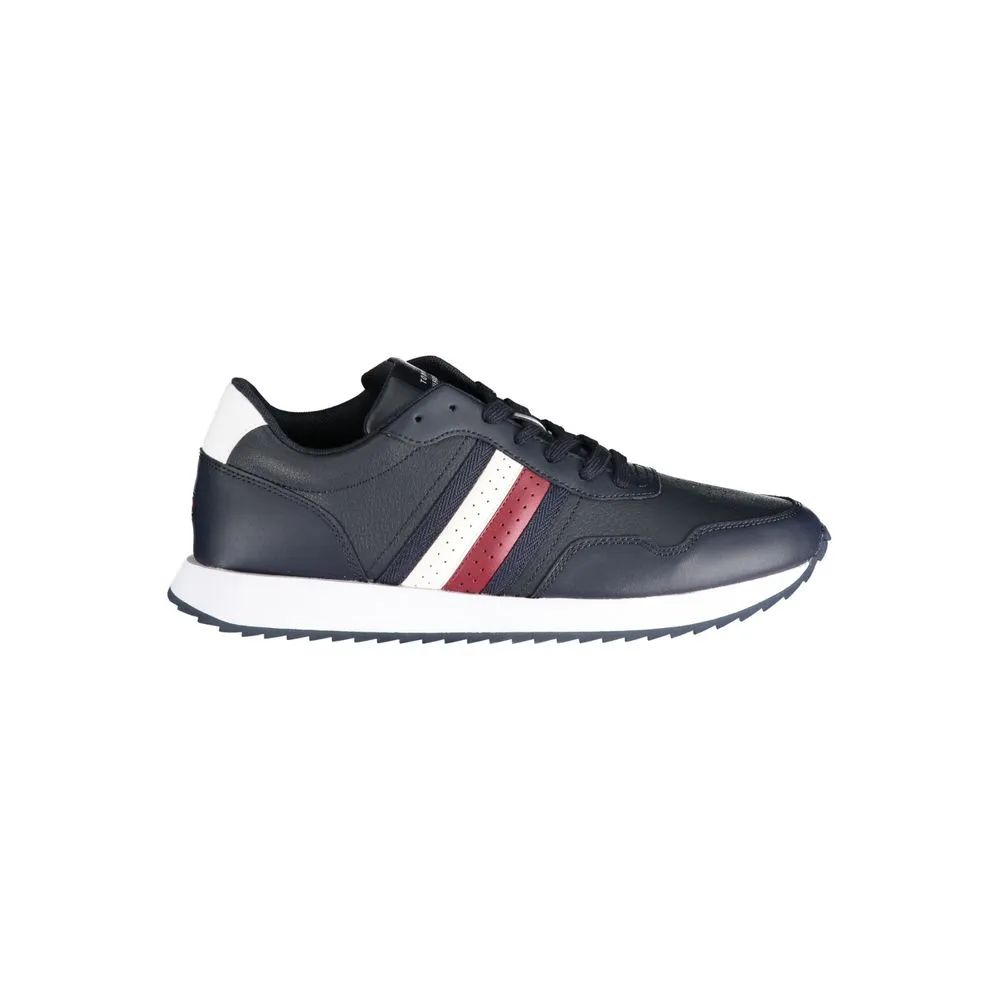 Tommy Hilfiger Men's Blue Polyester Sneaker
