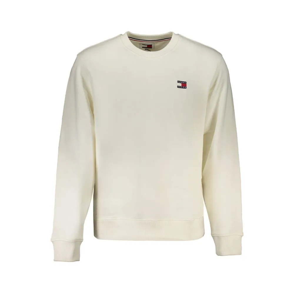 Tommy Hilfiger Men's White Cotton Sweater