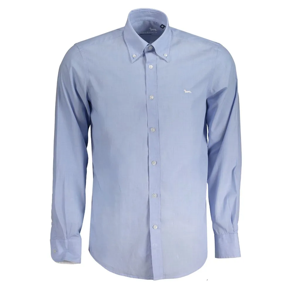 Harmont & Blaine Men's Light Blue Cotton Shirt