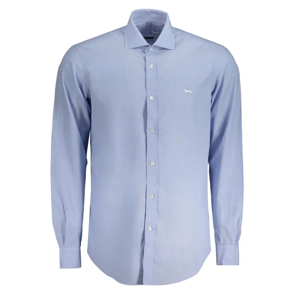 Harmont & Blaine Men's Light Blue Cotton Shirt