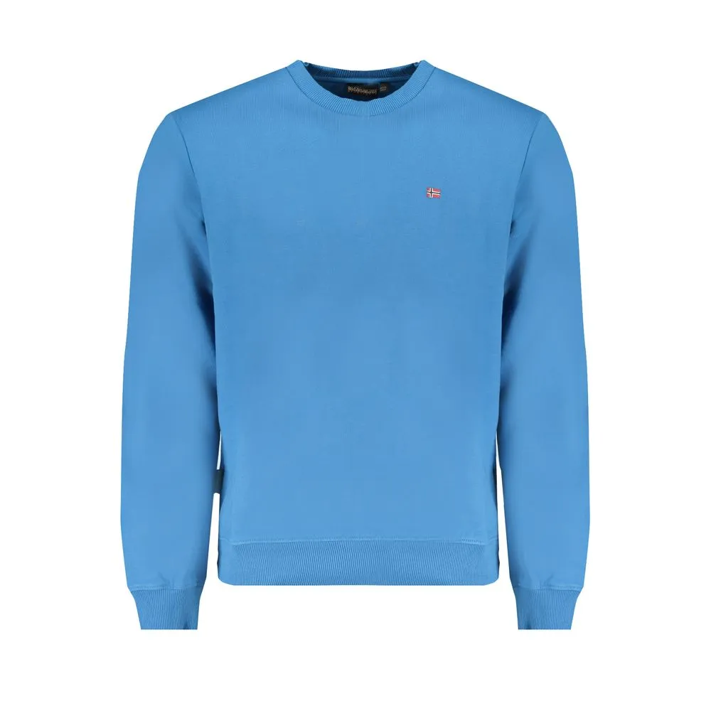 Napapijri Men's Blue Cotton Sweater