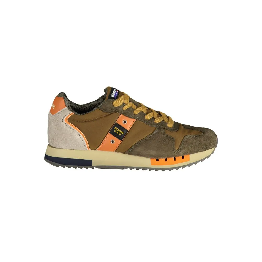 Blauer Men's Brown Polyester Sneaker