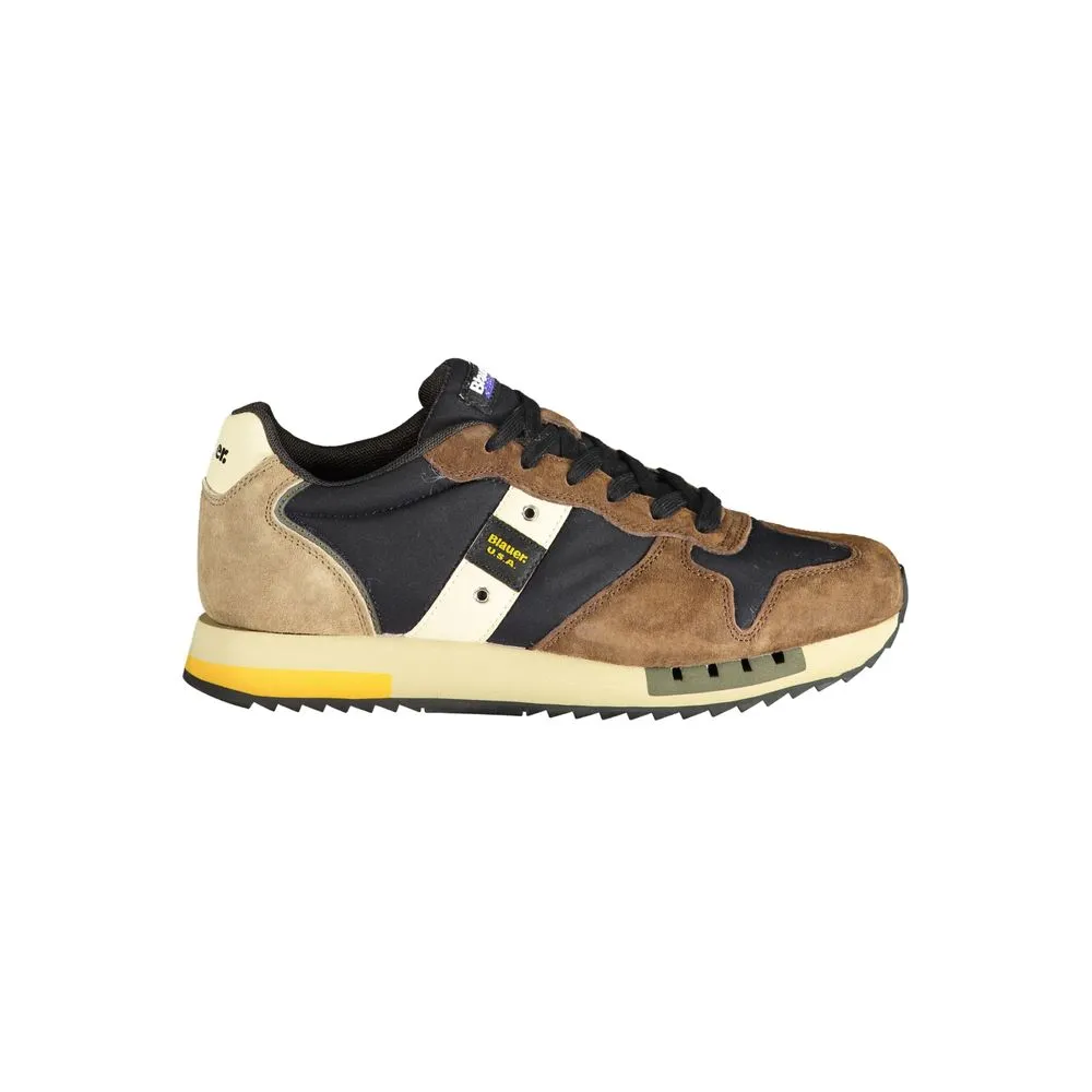 Blauer Men's Brown Polyester Sneaker