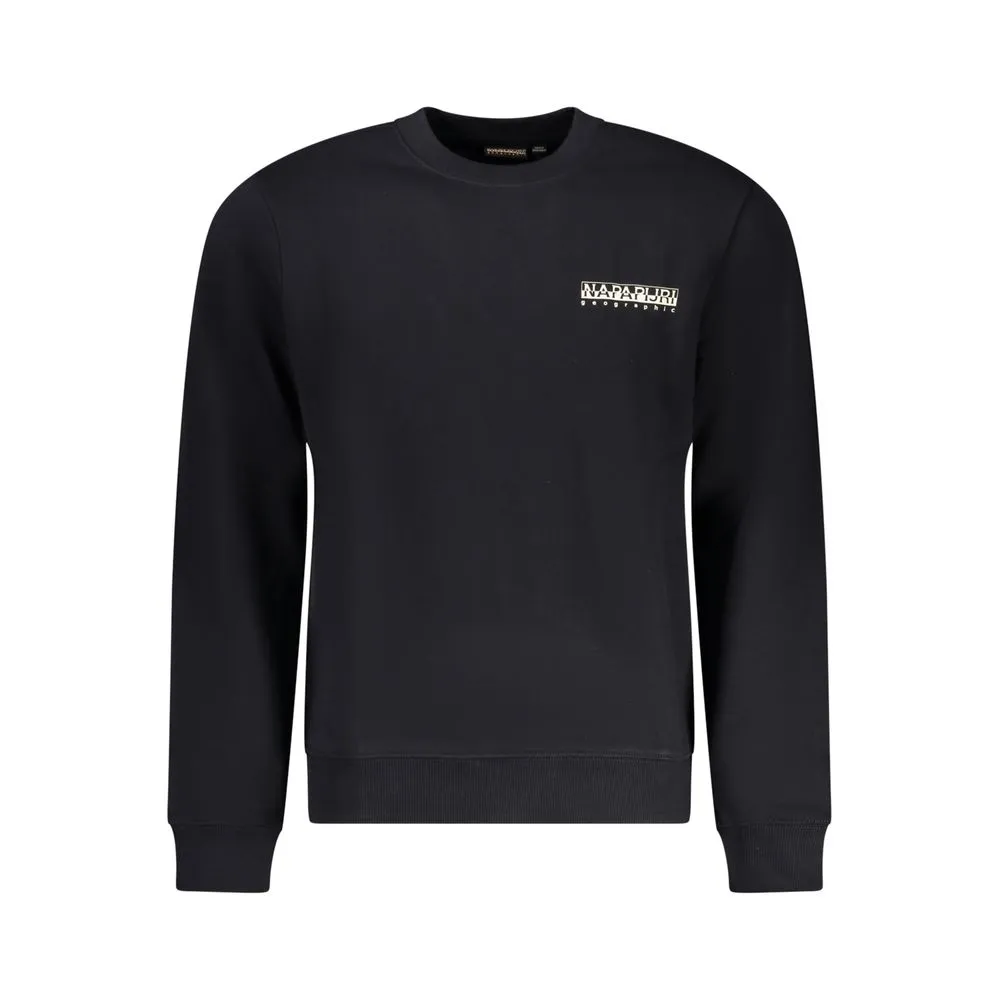 Napapijri Men's Black Cotton Sweater