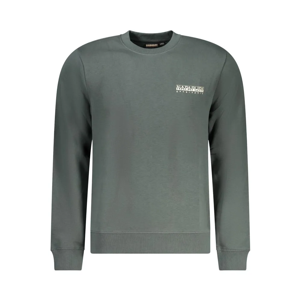 Napapijri Men's Green Cotton Sweater