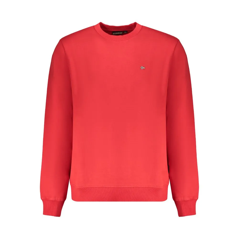 Napapijri Men's Red Cotton Sweater