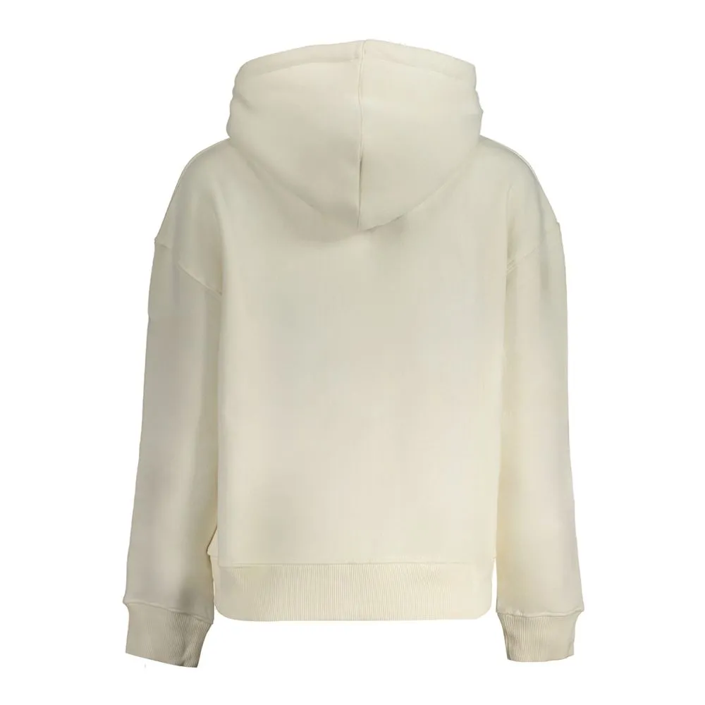 Pepe Jeans Women's White Cotton Sweater