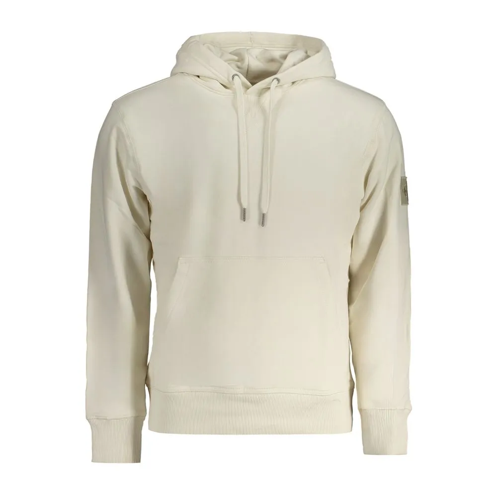 Calvin Klein Men's White Cotton Sweater