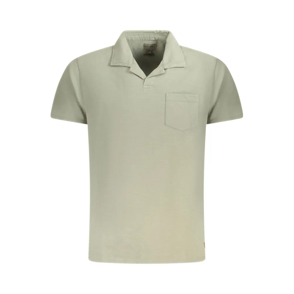 Guess Jeans Men's Green Cotton T-Shirt