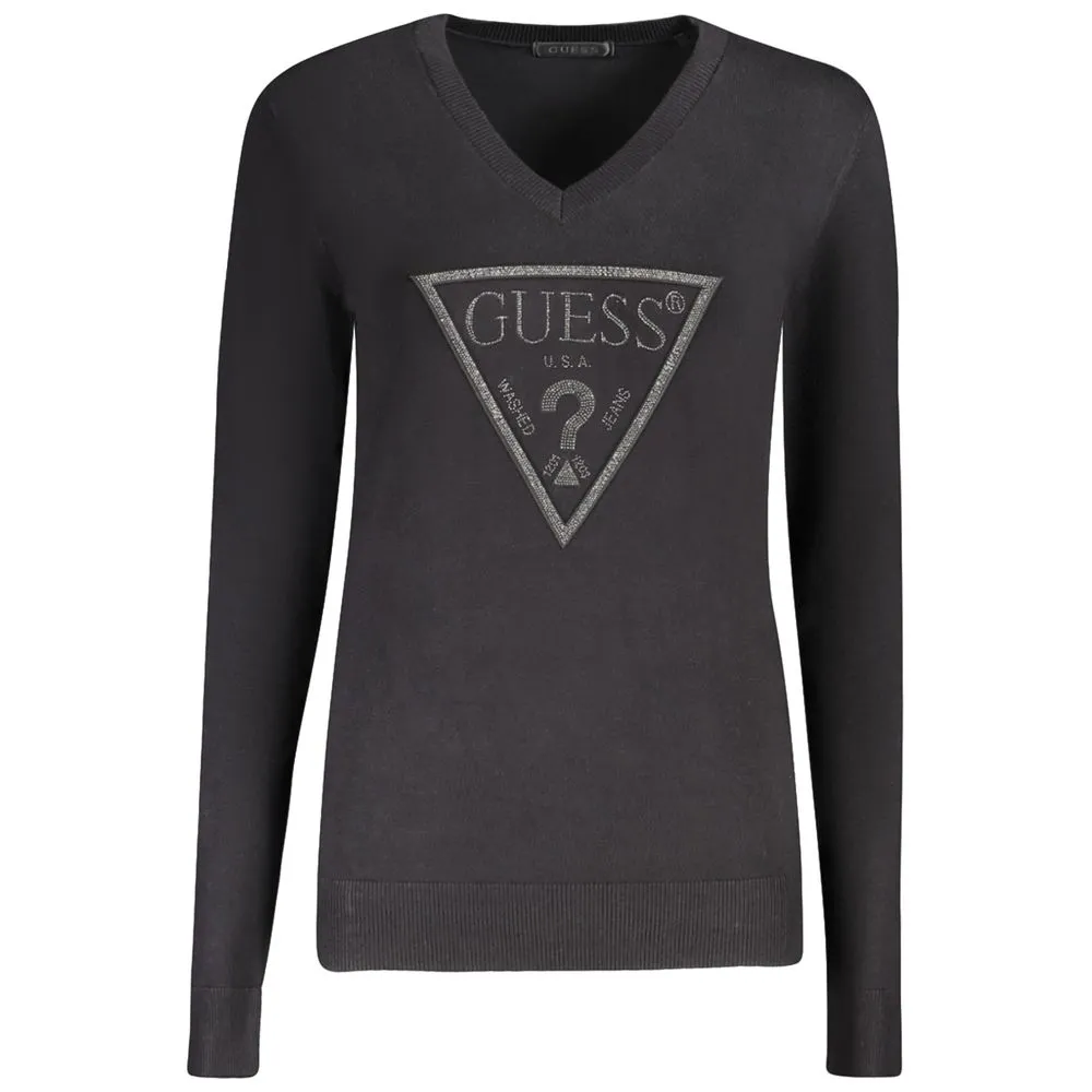 Guess Jeans Women's Black Viscose Sweater