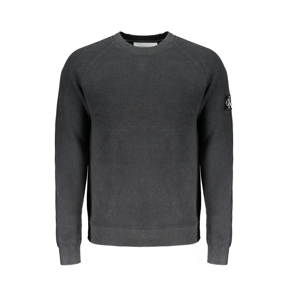Calvin Klein Men's Black Cotton Sweater