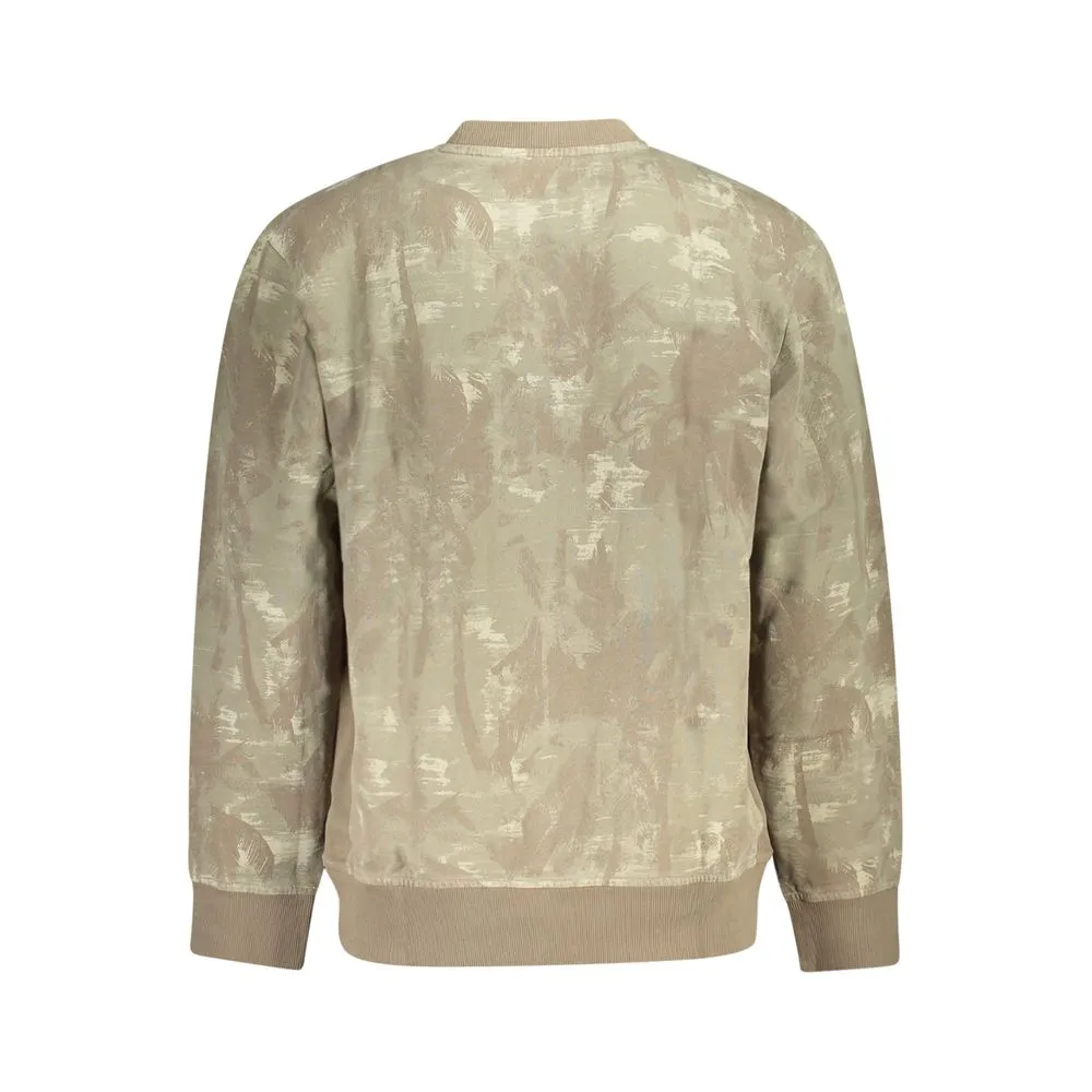 Hugo Boss Men's Brown Cotton Sweater