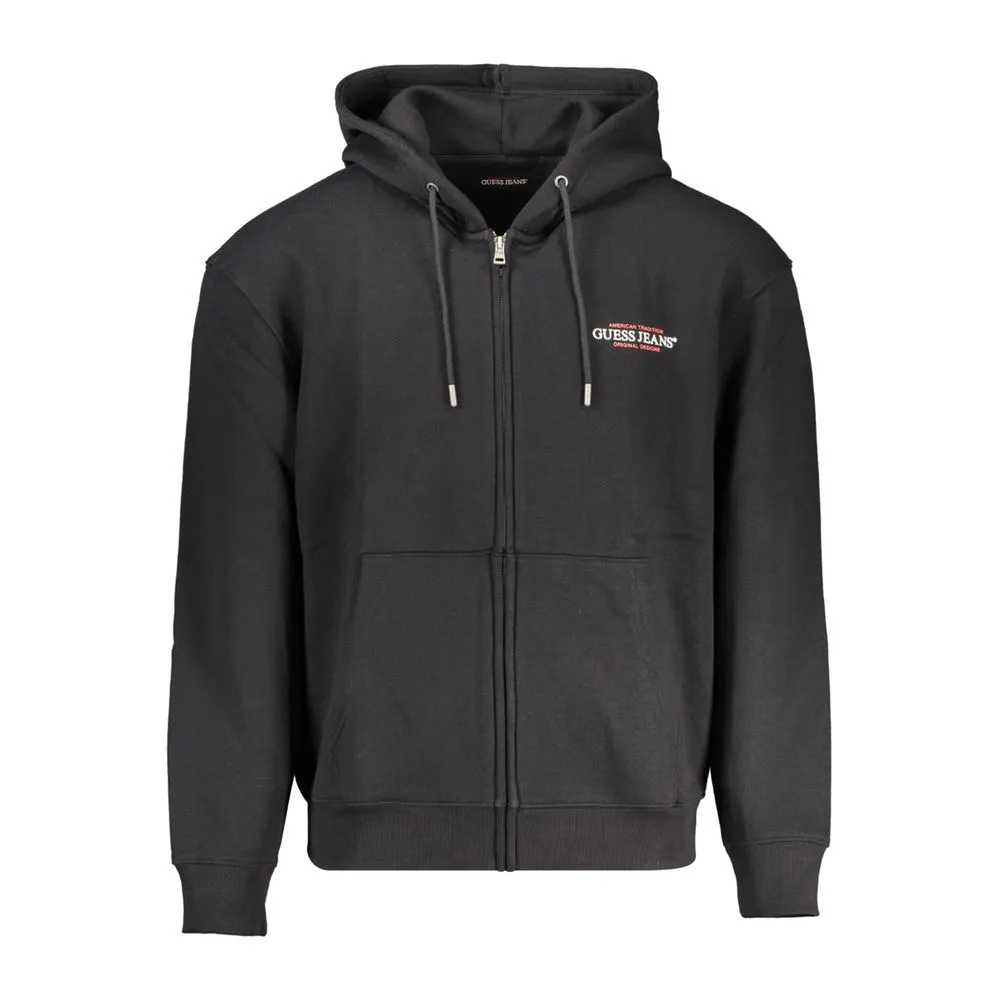 Guess Jeans Men's Black Cotton Sweater