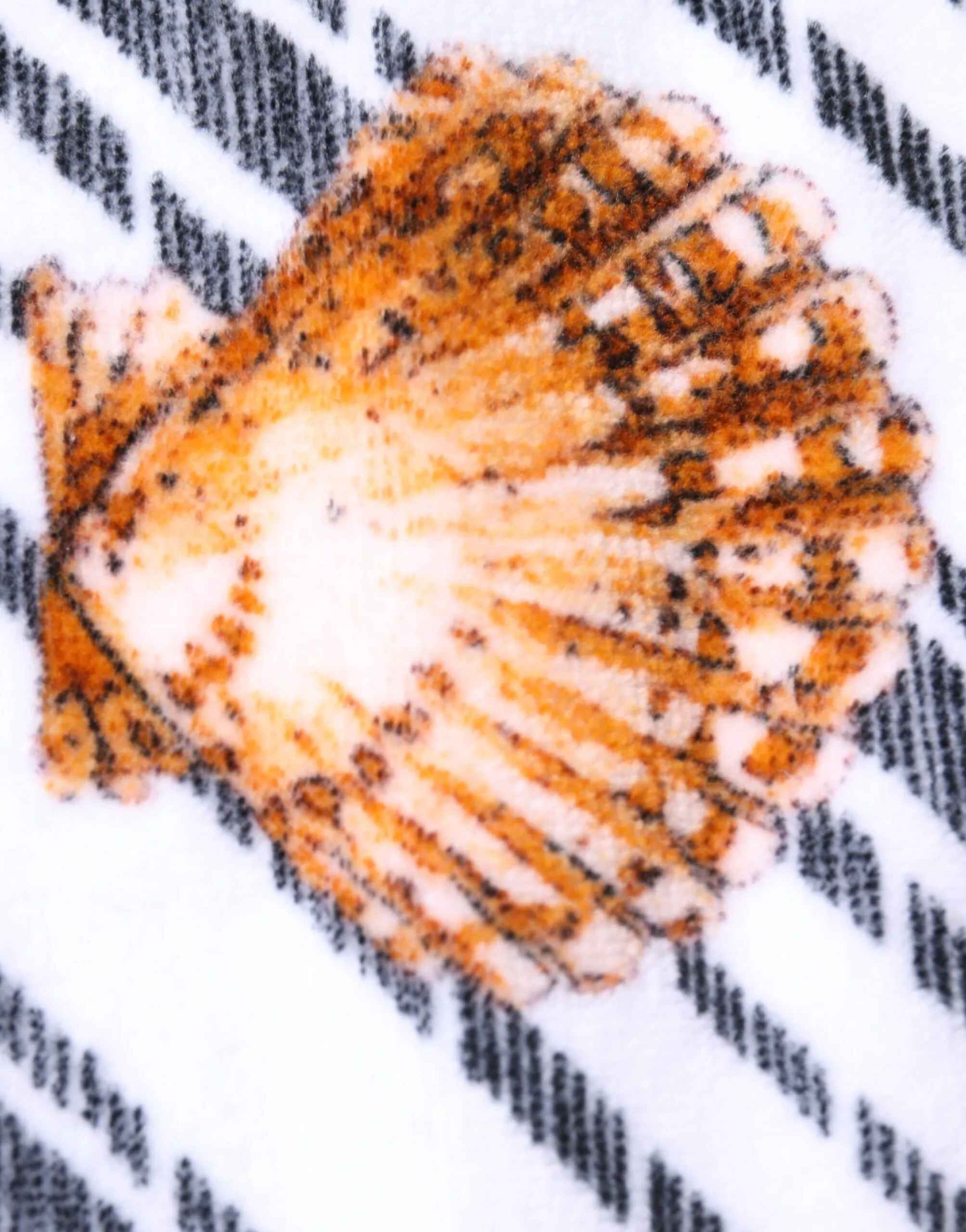 Dolce & Gabbana Women's Multicolor Stripes Seashells Beach Towel