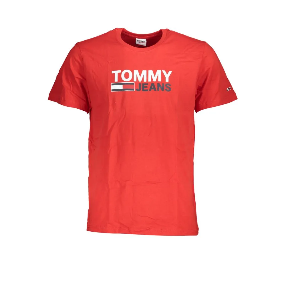 Tommy Hilfiger Men's Red Cotton T-Shirt