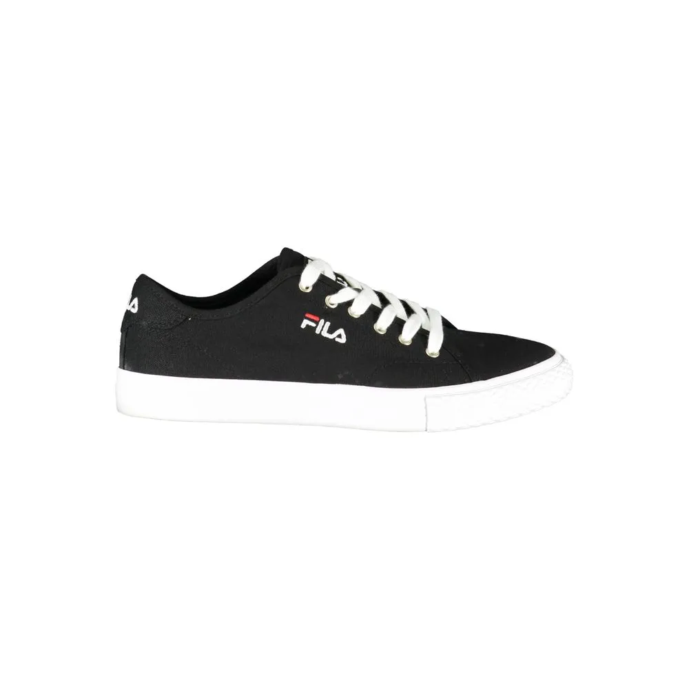 Fila Men's Sleek Black Laced Sports Sneakers