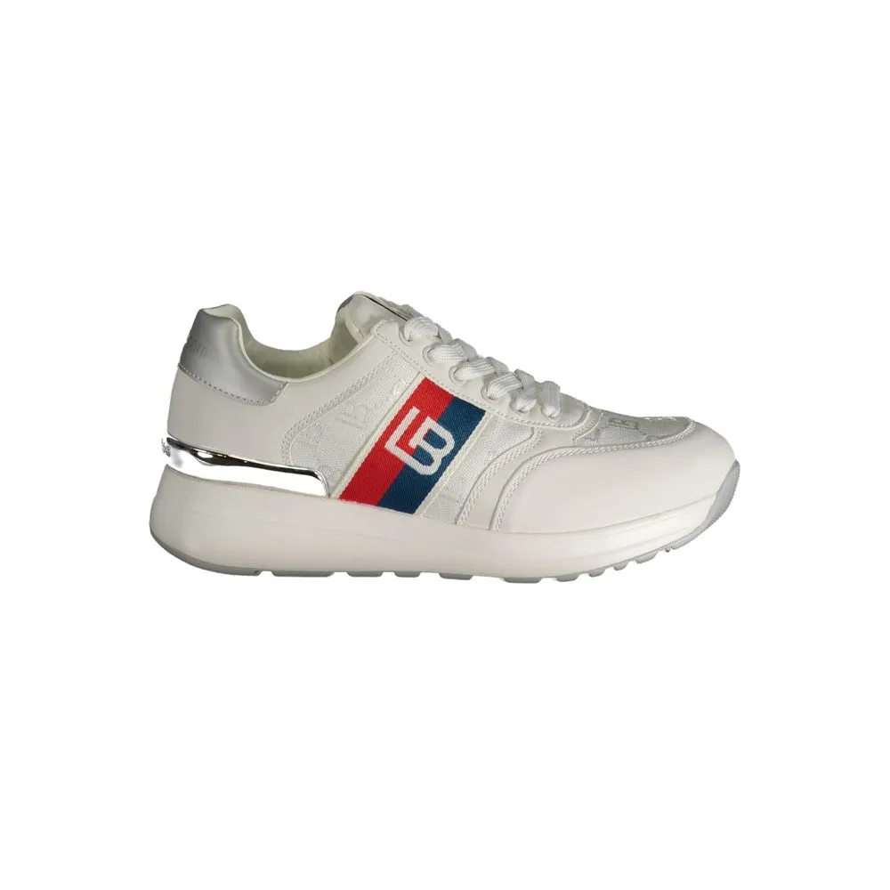Laura Biagiotti Women's White Polyester Sneaker