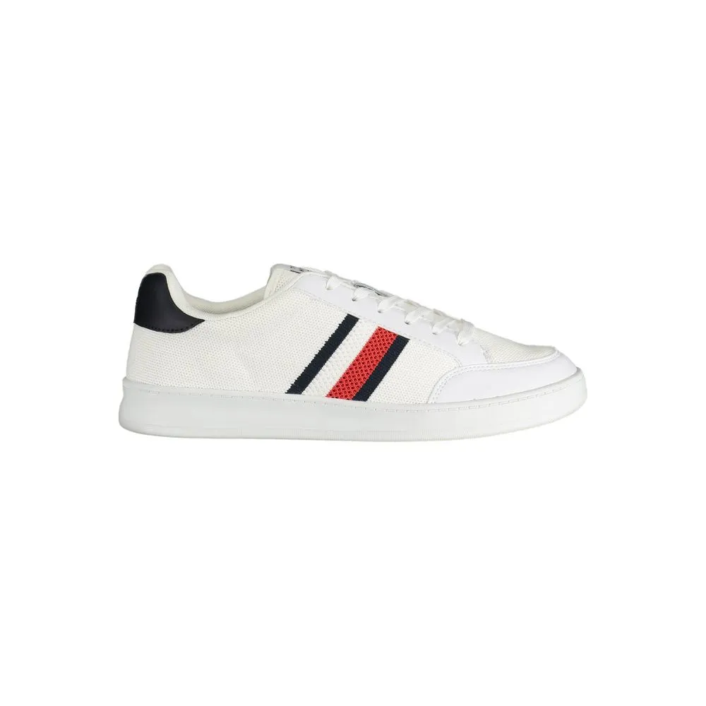 Tommy Hilfiger White Polyester Men Sneaker