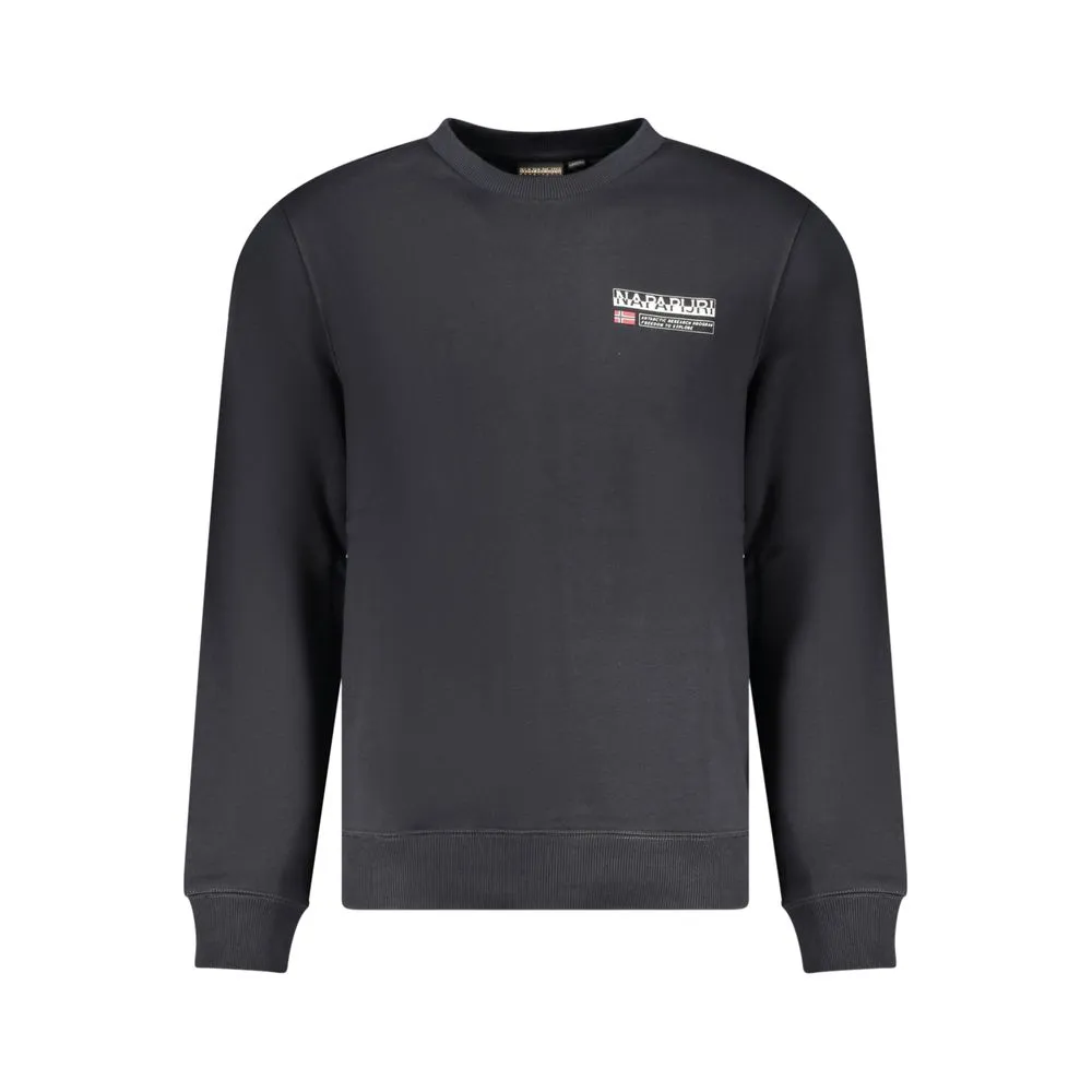 Napapijri Men's Black Cotton Sweater