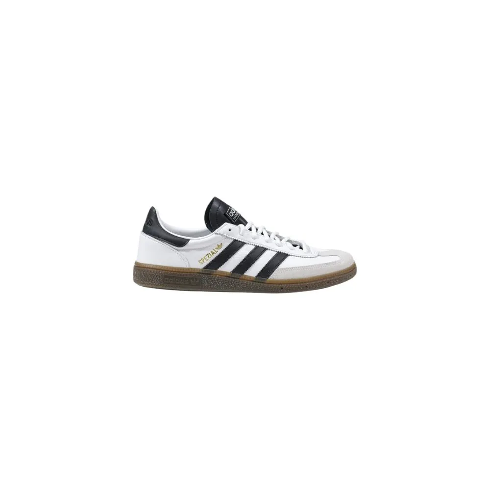 Adidas Men's Black And White Leather Sneaker