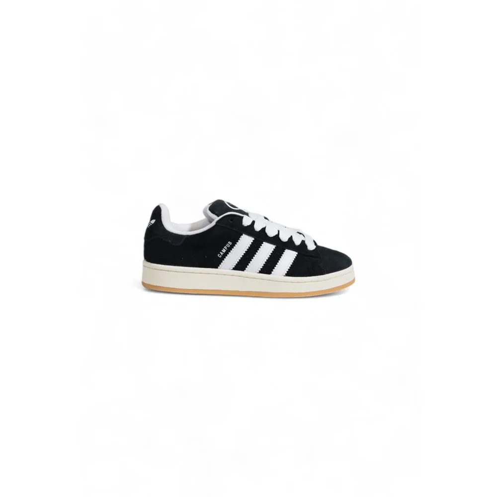 Adidas Women's Black Suede Leather Sneaker