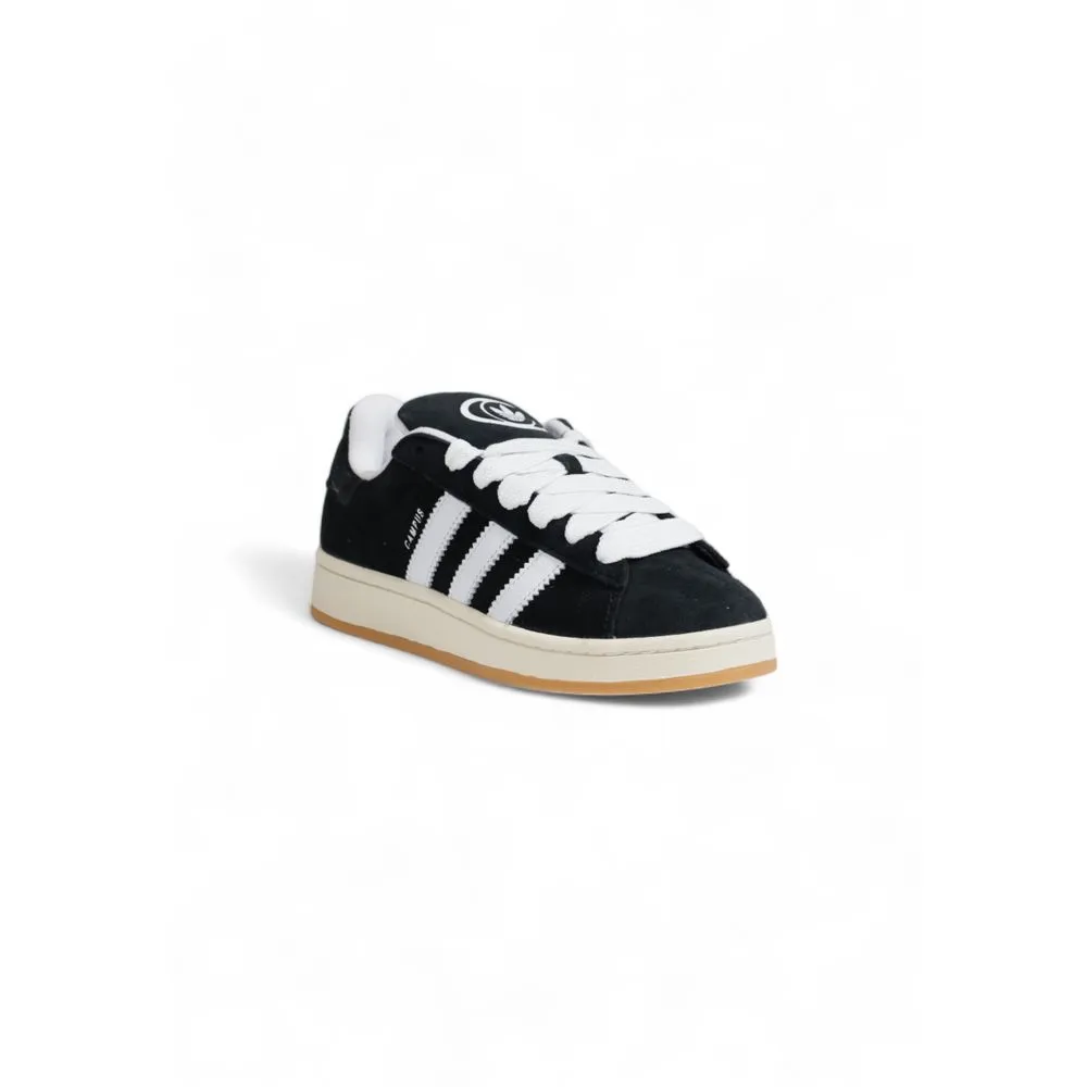 Adidas Women's Black Suede Leather Sneaker