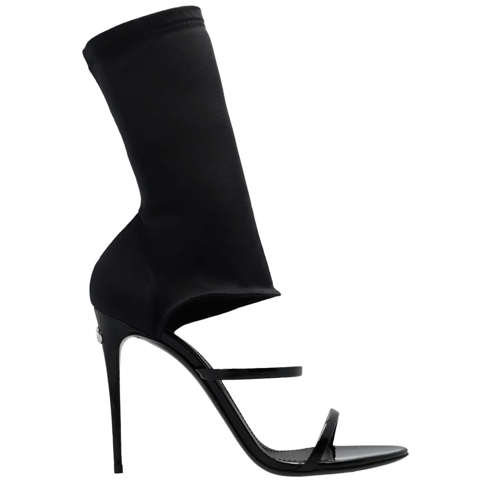 Dolce & Gabbana Women's Black Nylon Sandal