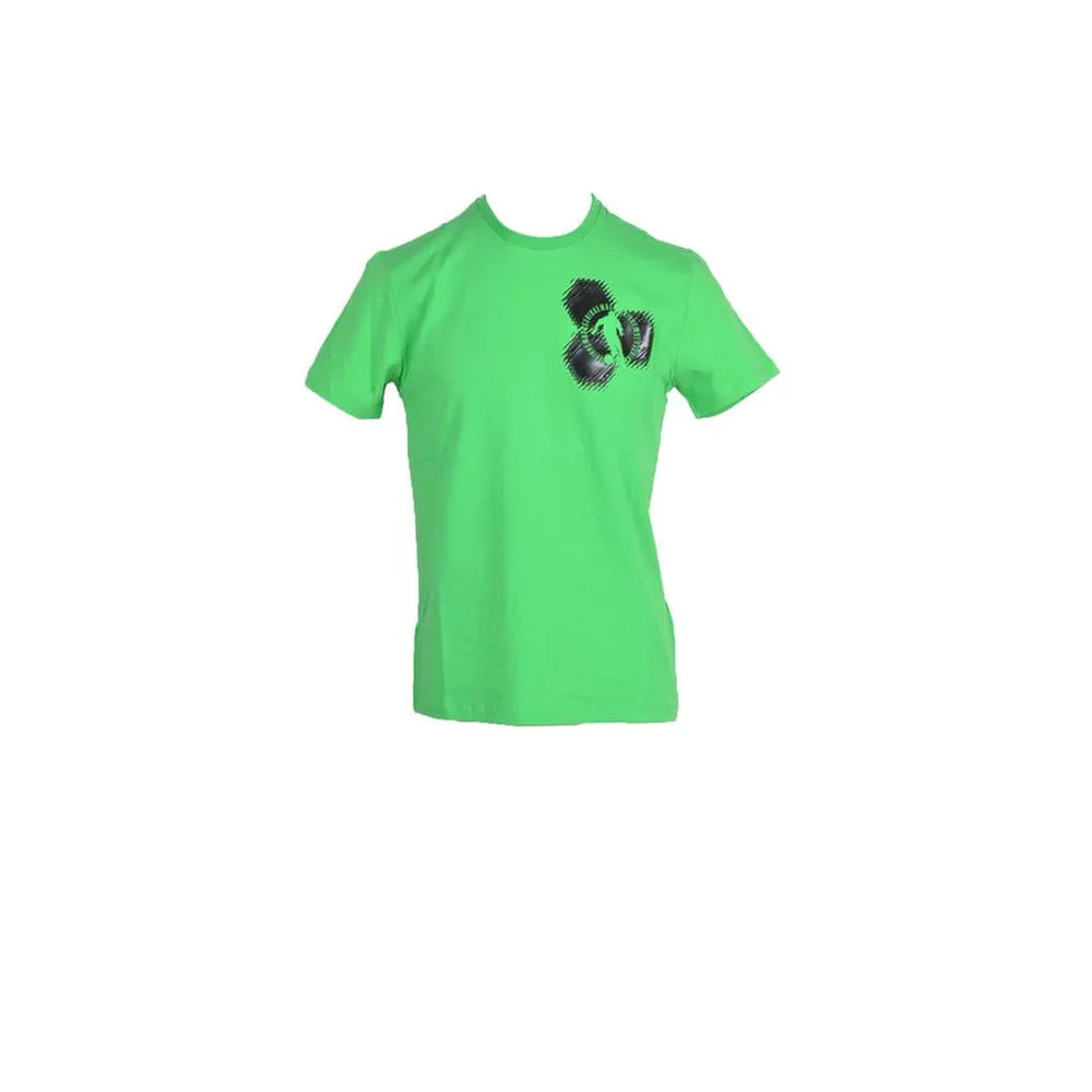 Bikkembergs Men's Green Cotton T-Shirt