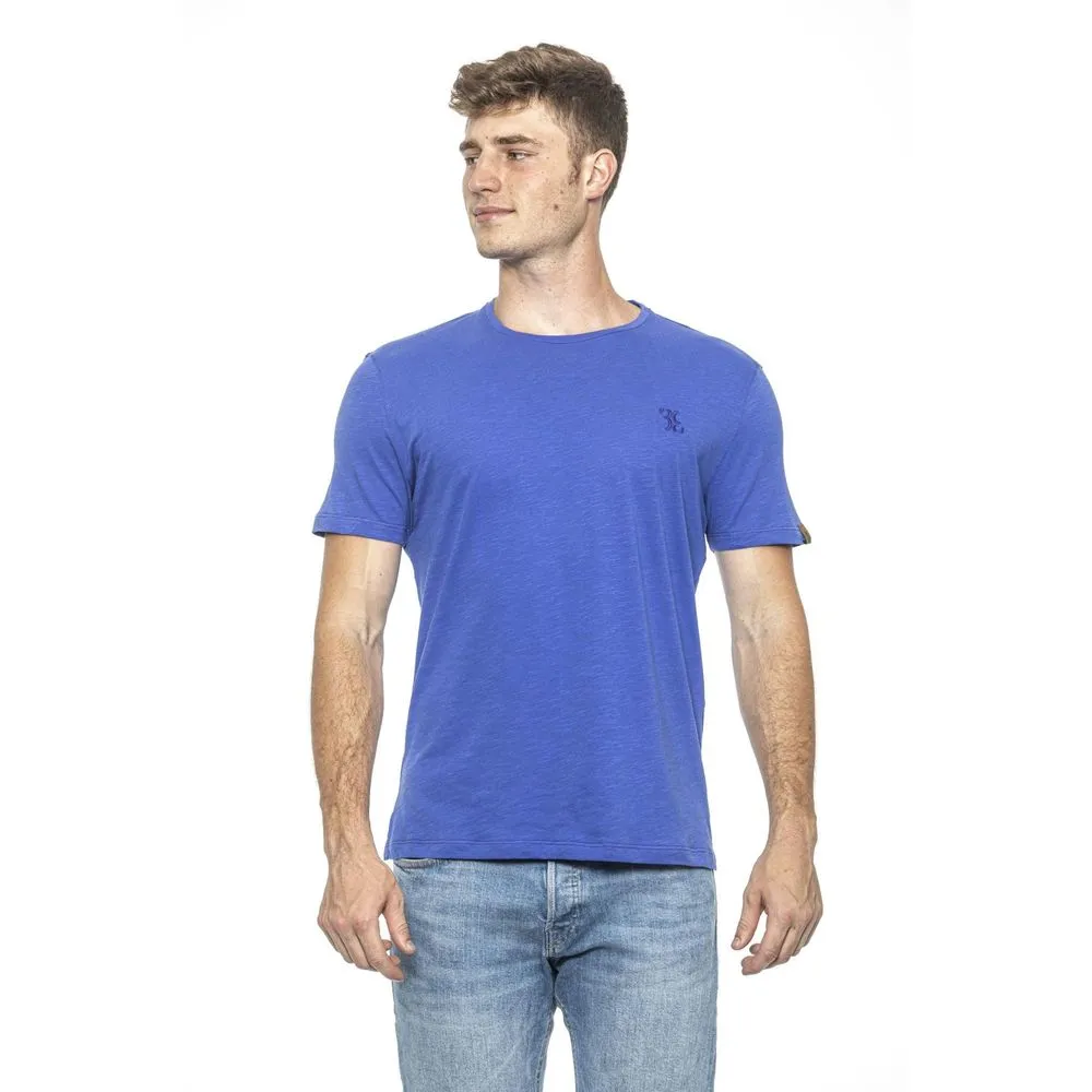 Billionaire Italian Couture Men's Light Blue Cotton T-Shirt