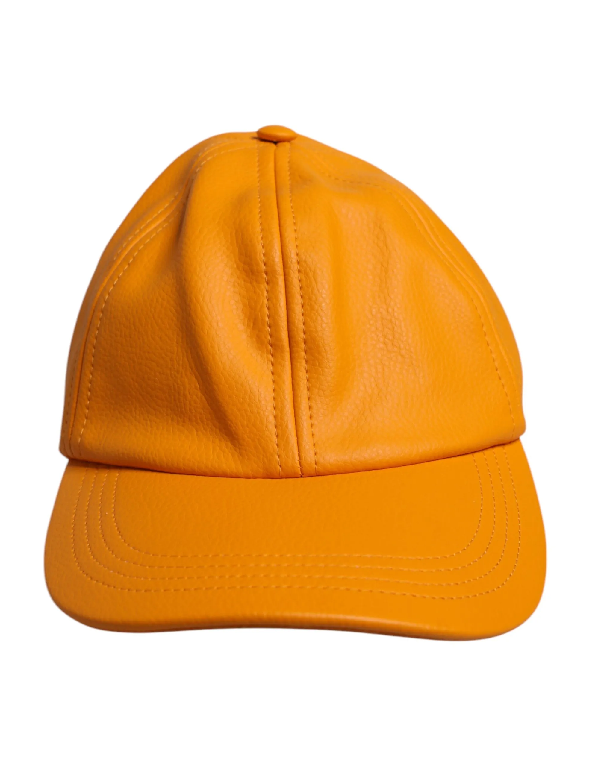 Dolce & Gabbana Men's Orange Cotton 6 Panels Baseball Cap