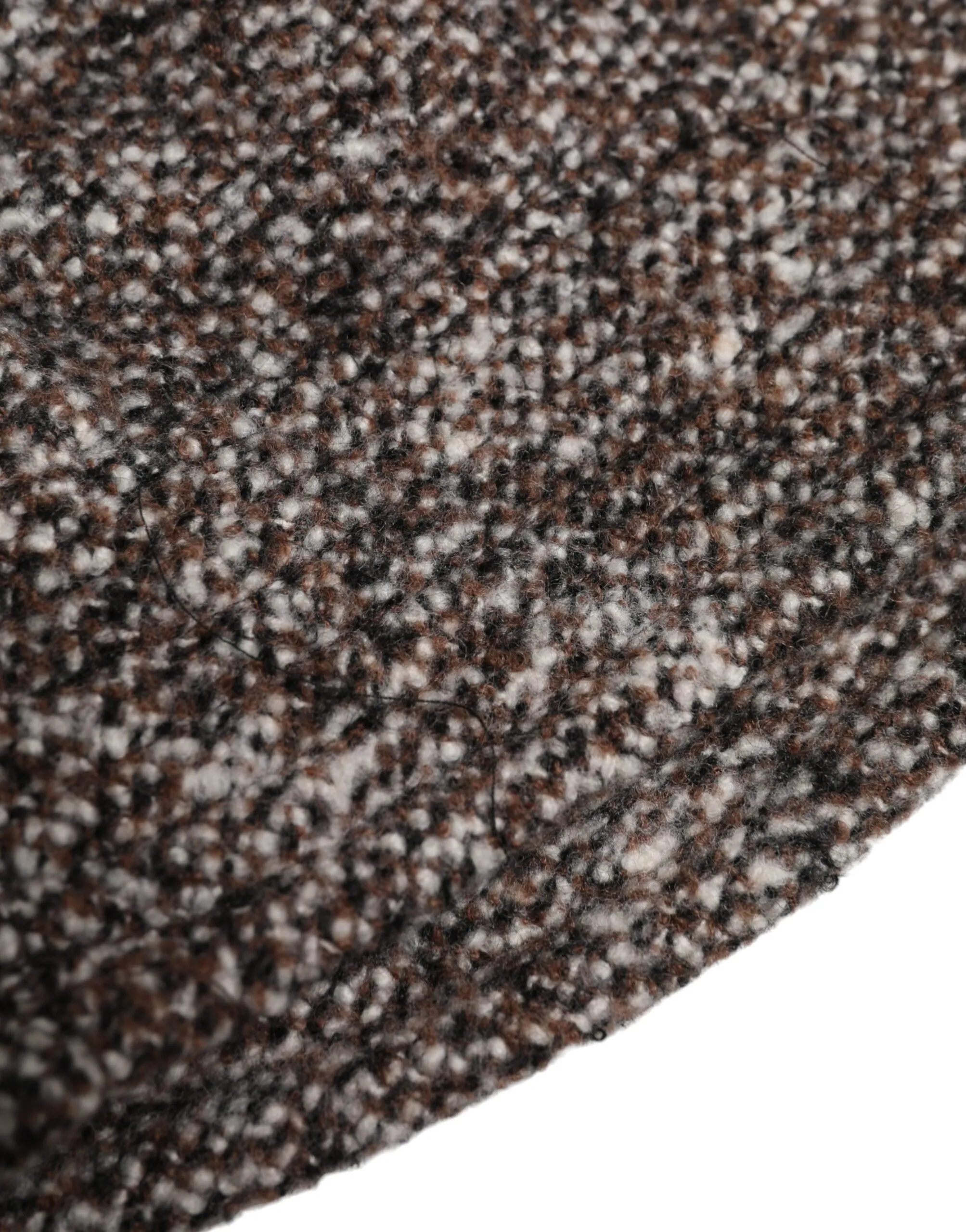 Dolce & Gabbana Men's Brown Alpaca Wool Woven Bucket Hat