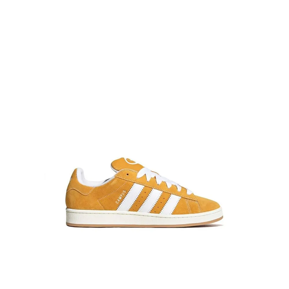 Adidas Men's Orange Suede Leather Sneaker