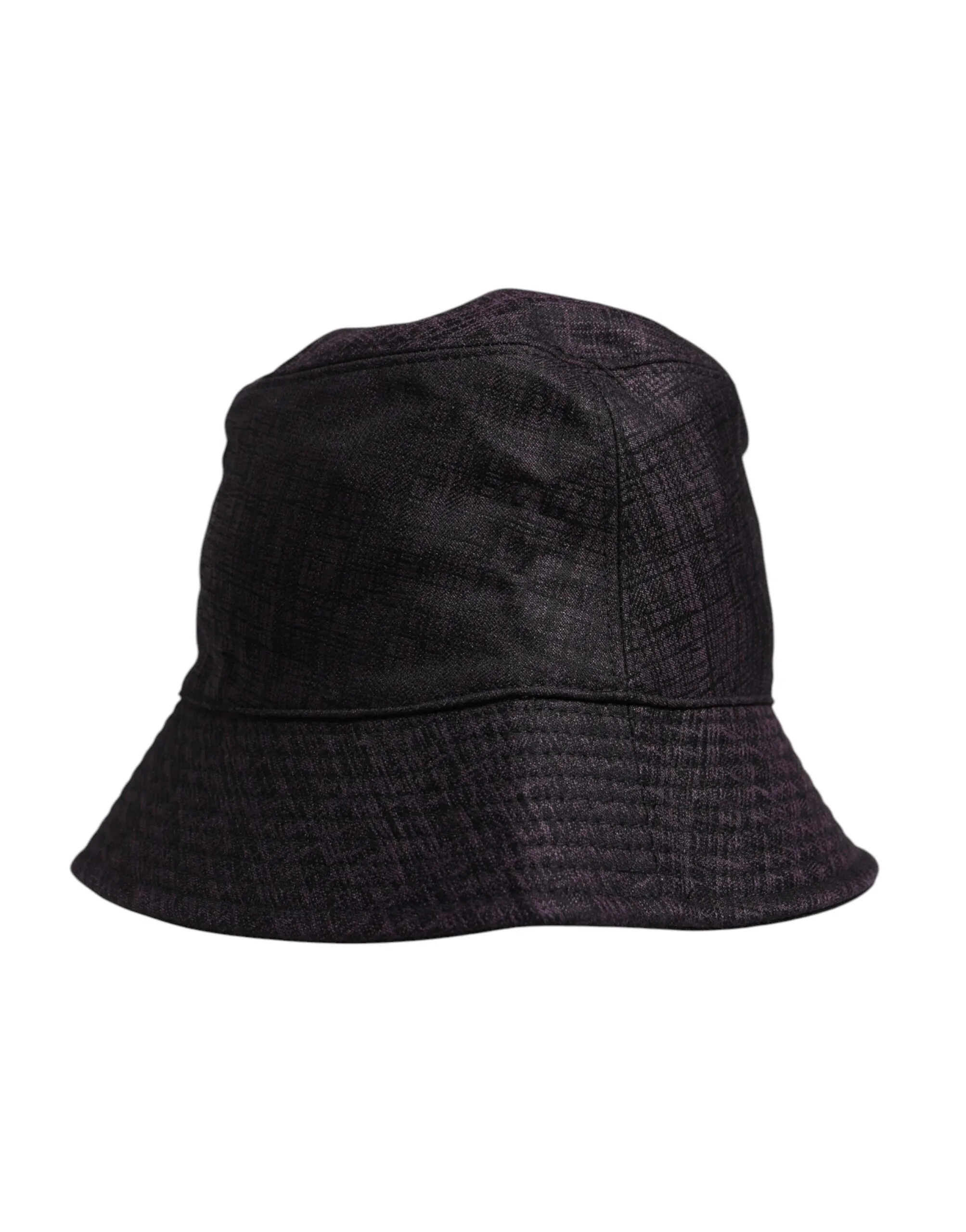 Dolce & Gabbana Men's Black Wide Brim Nylon Bucket Hat