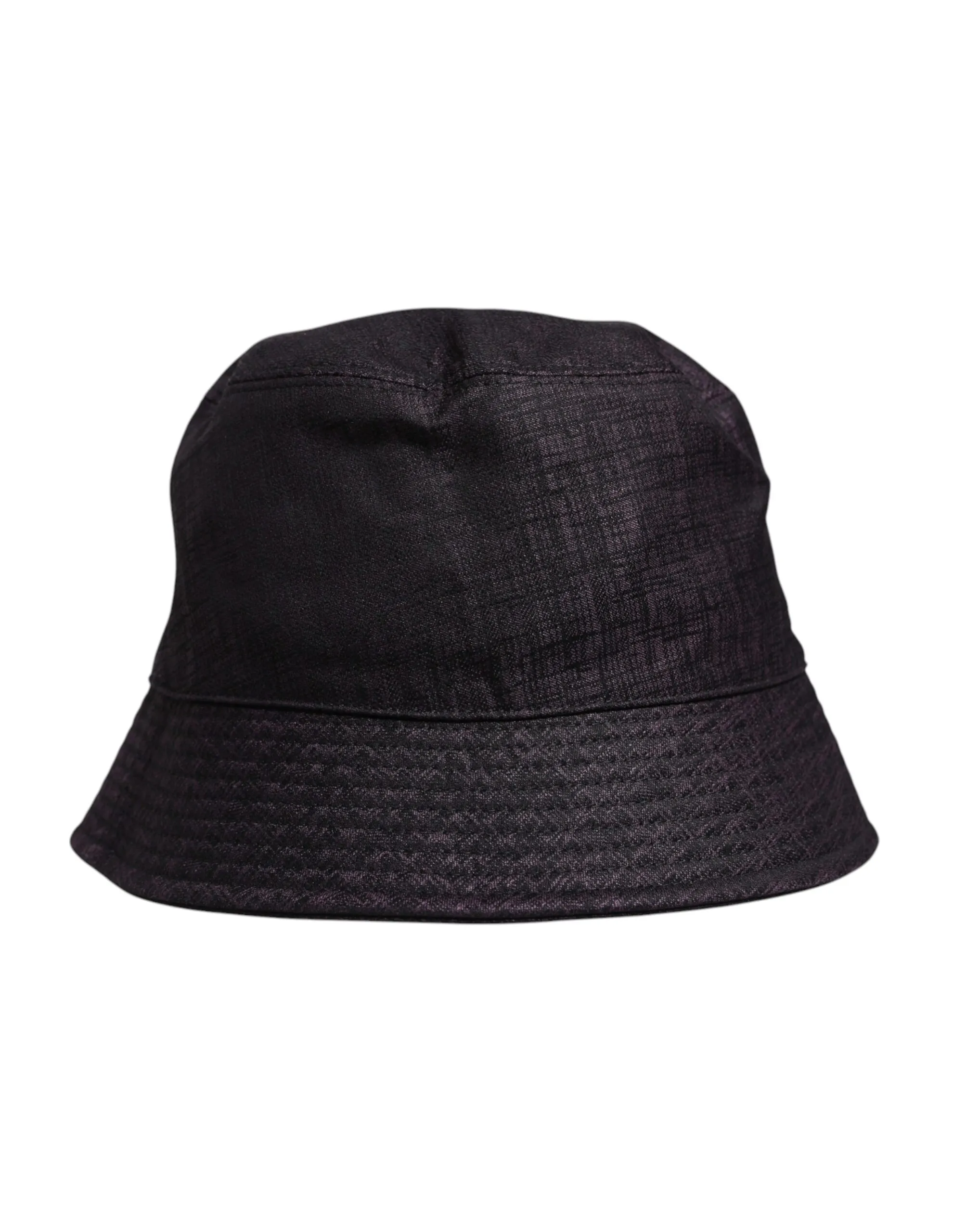 Dolce & Gabbana Men's Black Wide Brim Nylon Bucket Hat