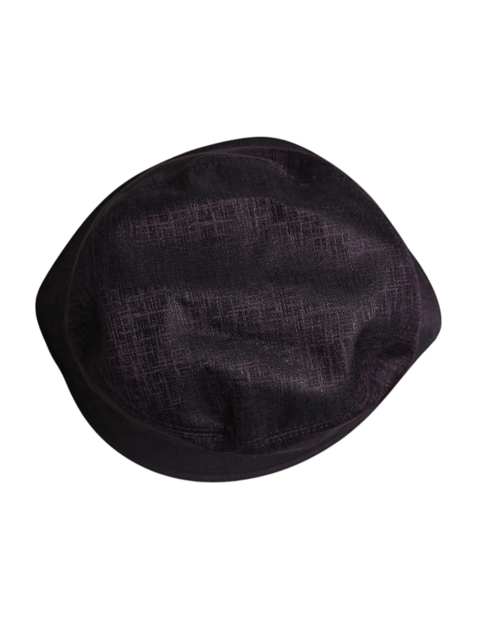 Dolce & Gabbana Men's Black Wide Brim Nylon Bucket Hat