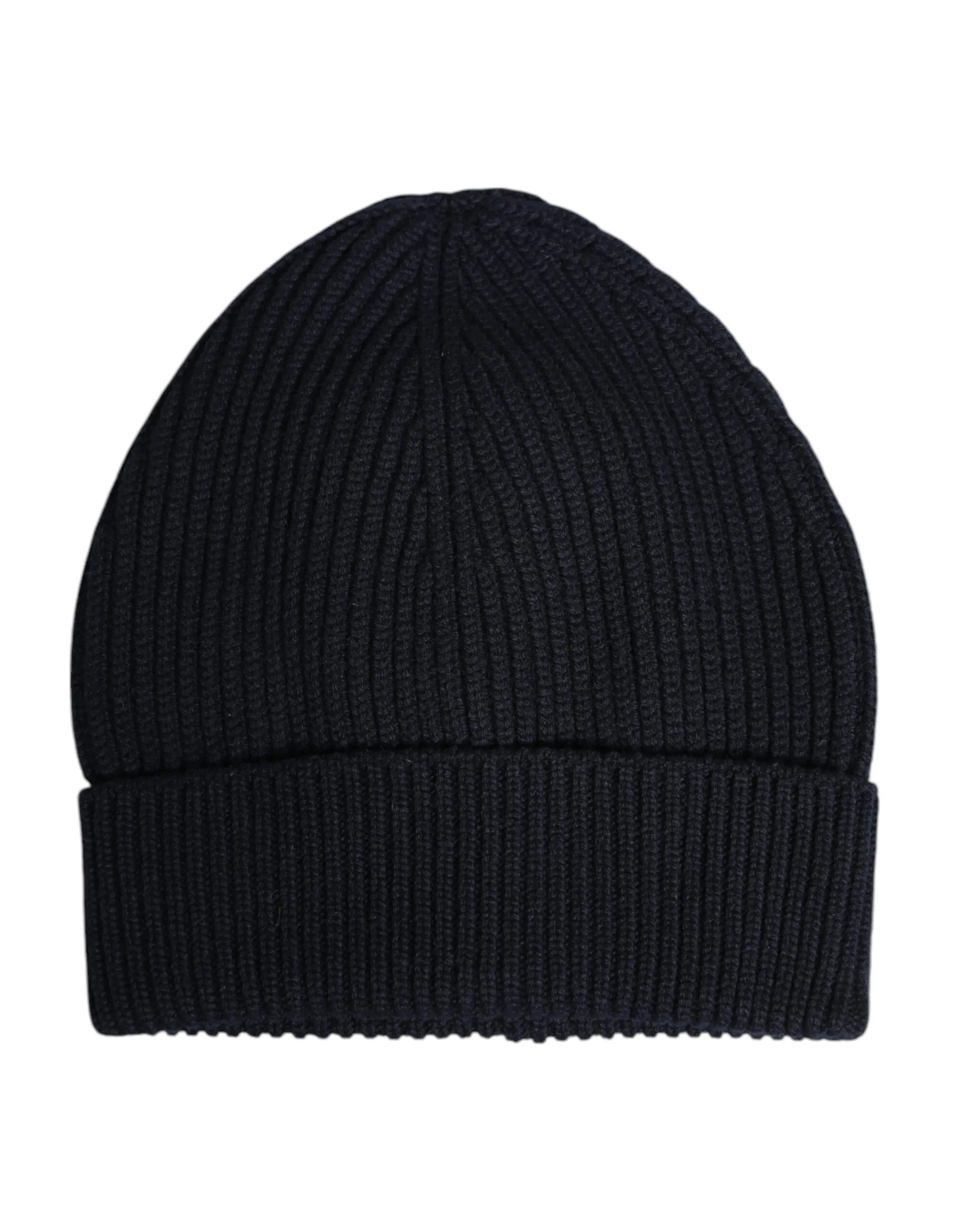 Dolce & Gabbana Men's Black Cashmere Knitted Winter Beanie Hat