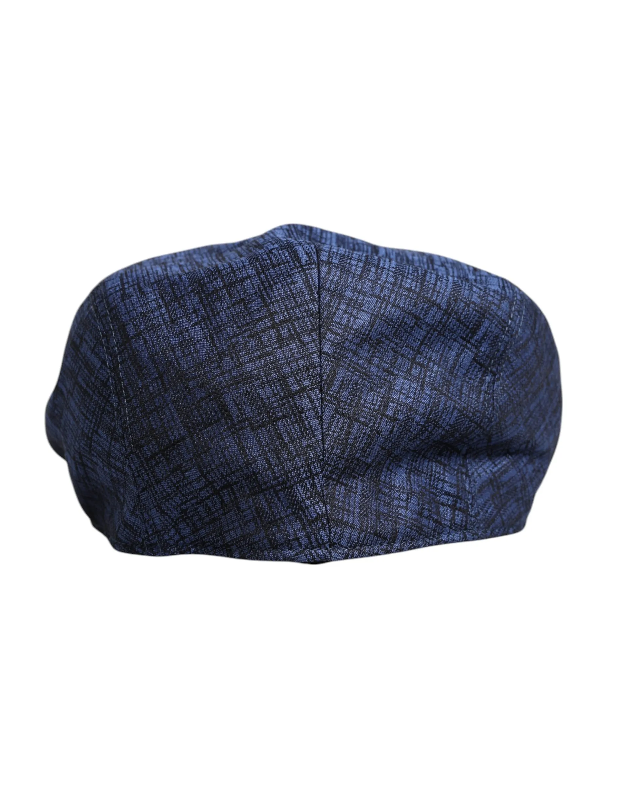 Dolce & Gabbana Men's Blue Cotton Stretch Newsboy Hat