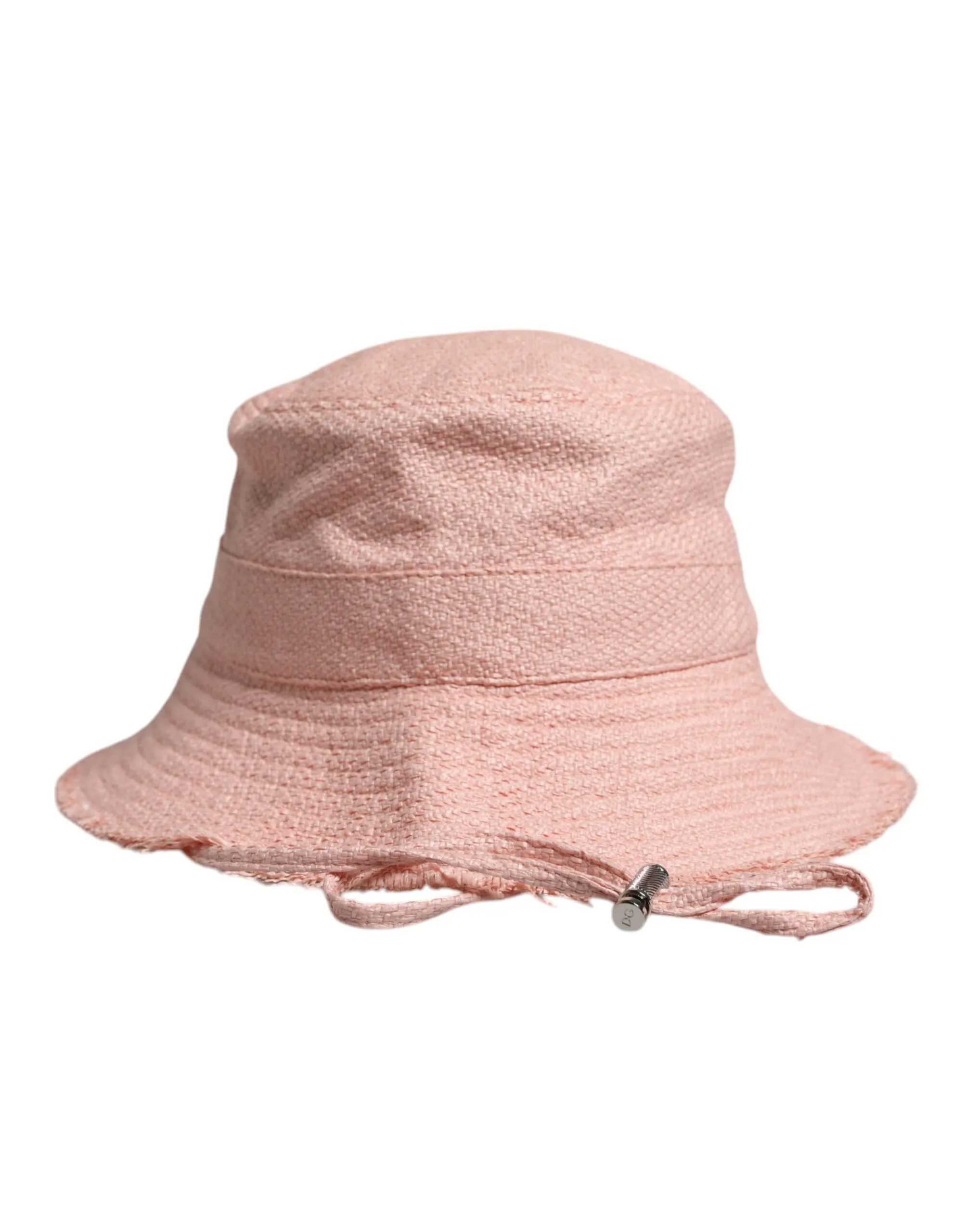 Dolce & Gabbana Women's Pink Cotton Wide Brim Bucket Hat