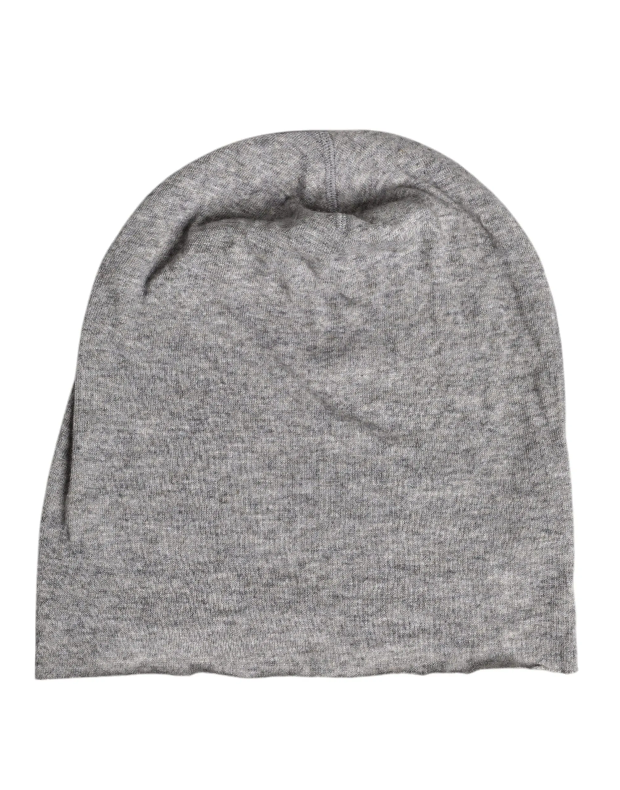 Dolce & Gabbana Men's Gray Viscose Blend Knitted Beanie Cap