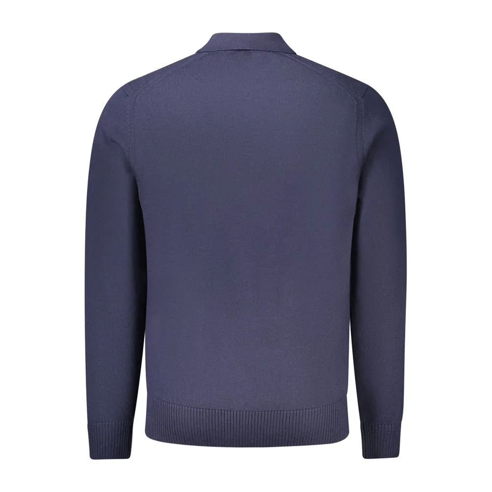Hugo Boss Men's Blue Wool Mens Sweater