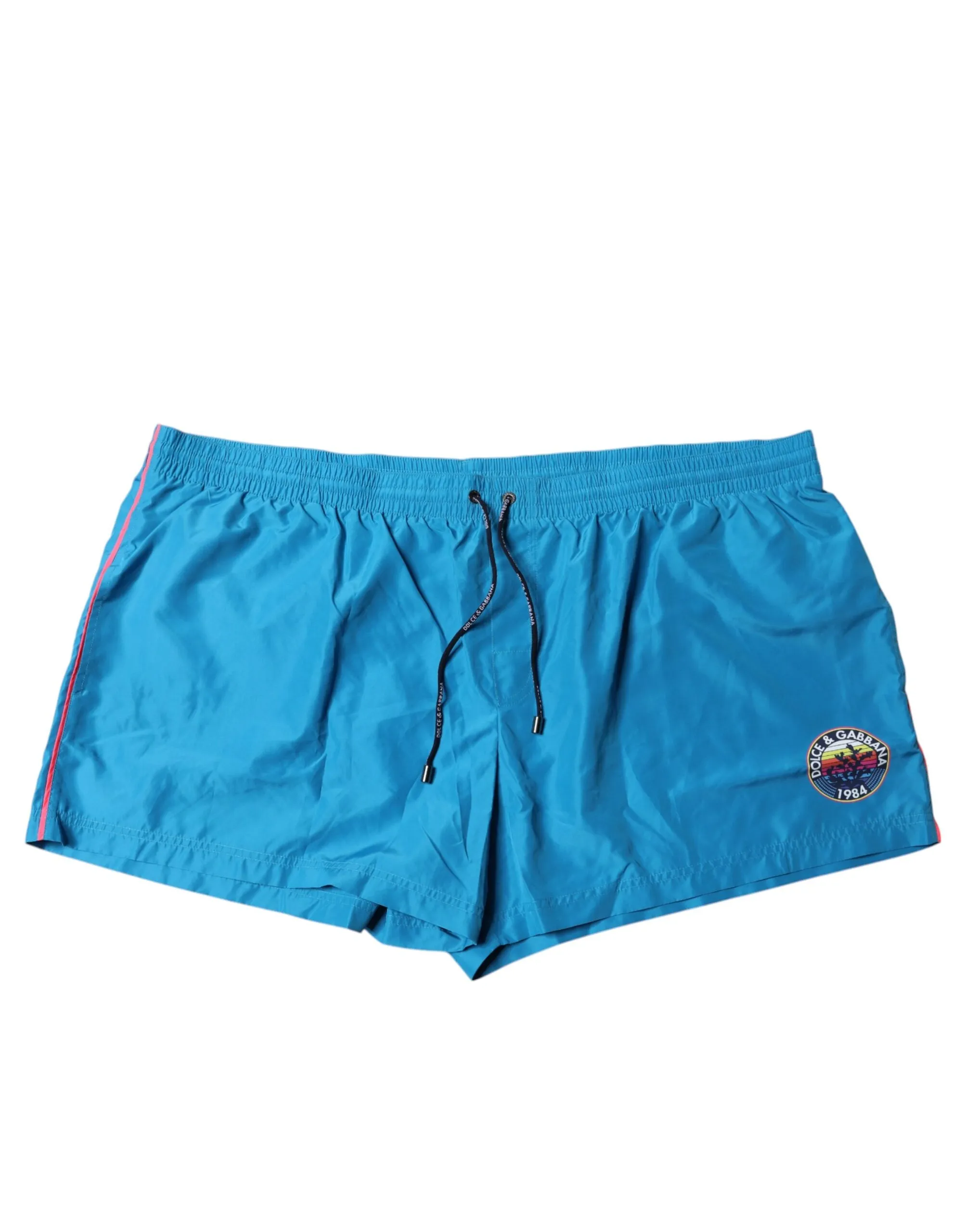 Dolce & Gabbana Men's Turquoise Logo Beachwear Shorts 2Pc Swimwear