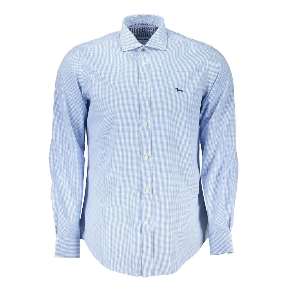 Harmont & Blaine Men's Elegant Light Blue Narrow Fit Shirt